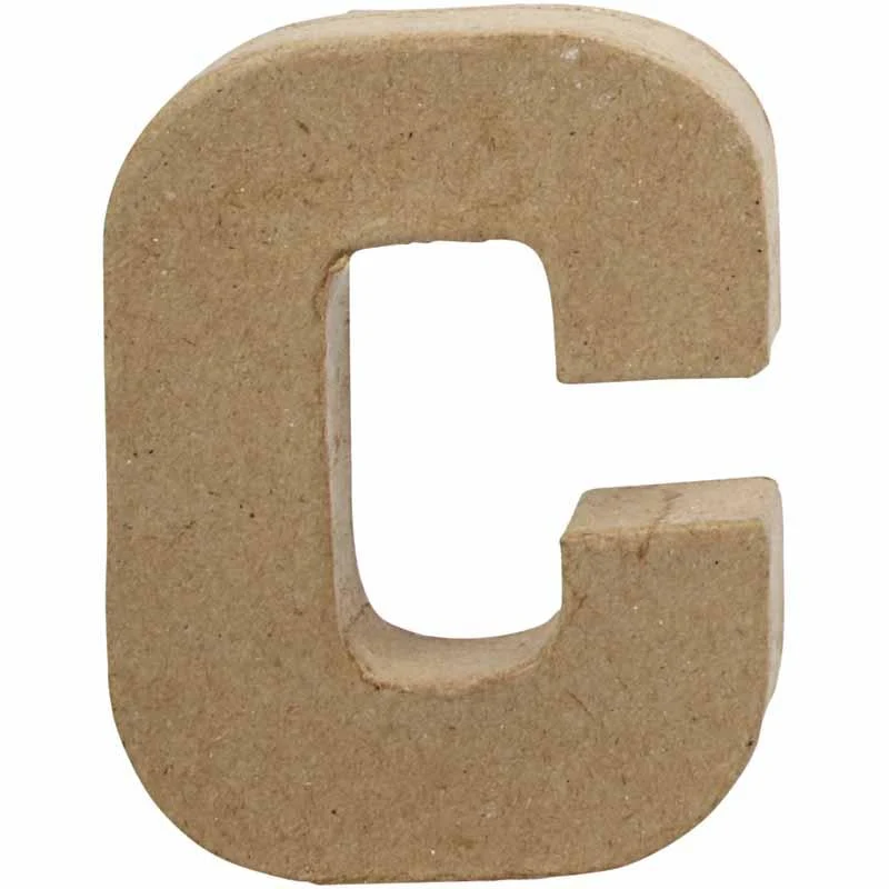 Buchstabe, C, H 10 cm, B 7,5 cm, Dicke 1,7 cm, 1 Stk [HOB-26641]