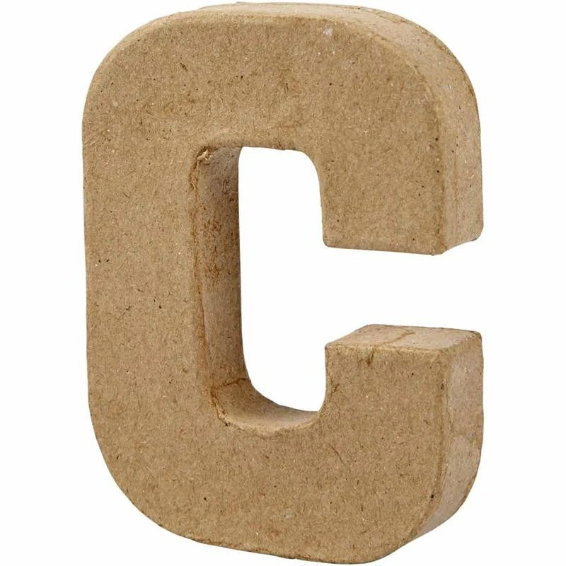 Buchstabe, C, H 10 cm, B 7,5 cm, Dicke 1,7 cm, 1 Stk [HOB-26641]