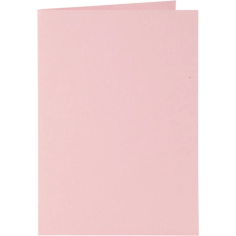 Karten & Kuverts, Kartengröße 10,5x15 cm, Umschlaggröße 11,5x16,5 cm, 110+220 g, Rosa, 6Set/ 1 Pck [HOB-23016]