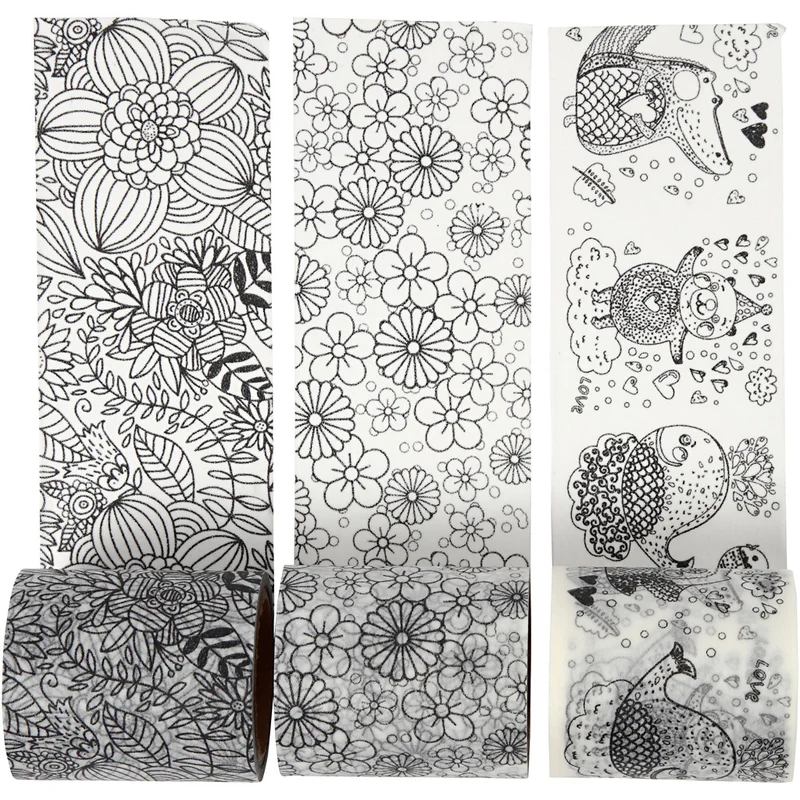 Washi Tape, B 50 mm, 3x5 m/ 1 Pck [HOB-25217]