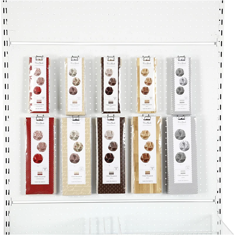 Click Ornaments, D 5+9 cm, 10x10 Pck/ 1 Pck [HOB-25155]
