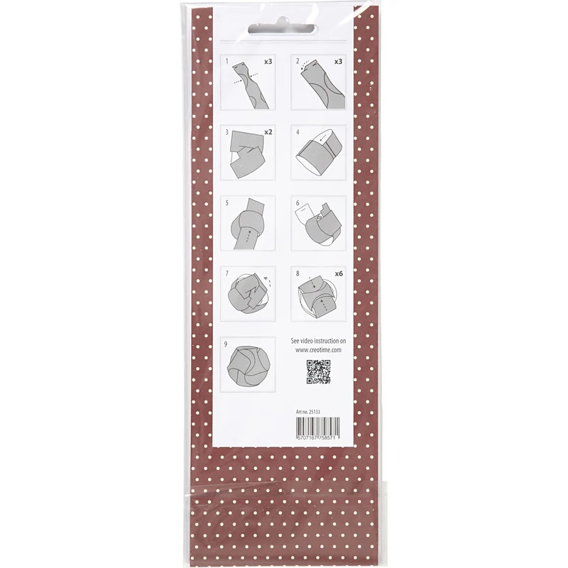 Click Ornaments, D 5 cm, Größe 3,5x8,8 cm, 9 Set/ 1 Pck [HOB-25133]