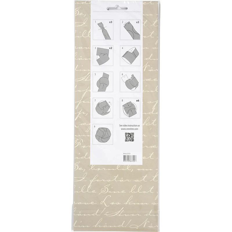 Click Ornaments, D 9 cm, Größe 5,5x28,4 cm, 9 Set/ 1 Pck [HOB-25121]