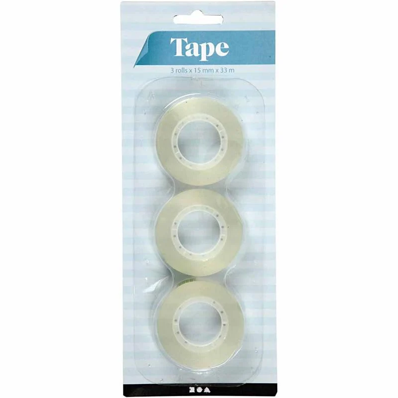 Klebeband, B 15 mm, 20x33 m/ 1 Pck [HOB-24604]