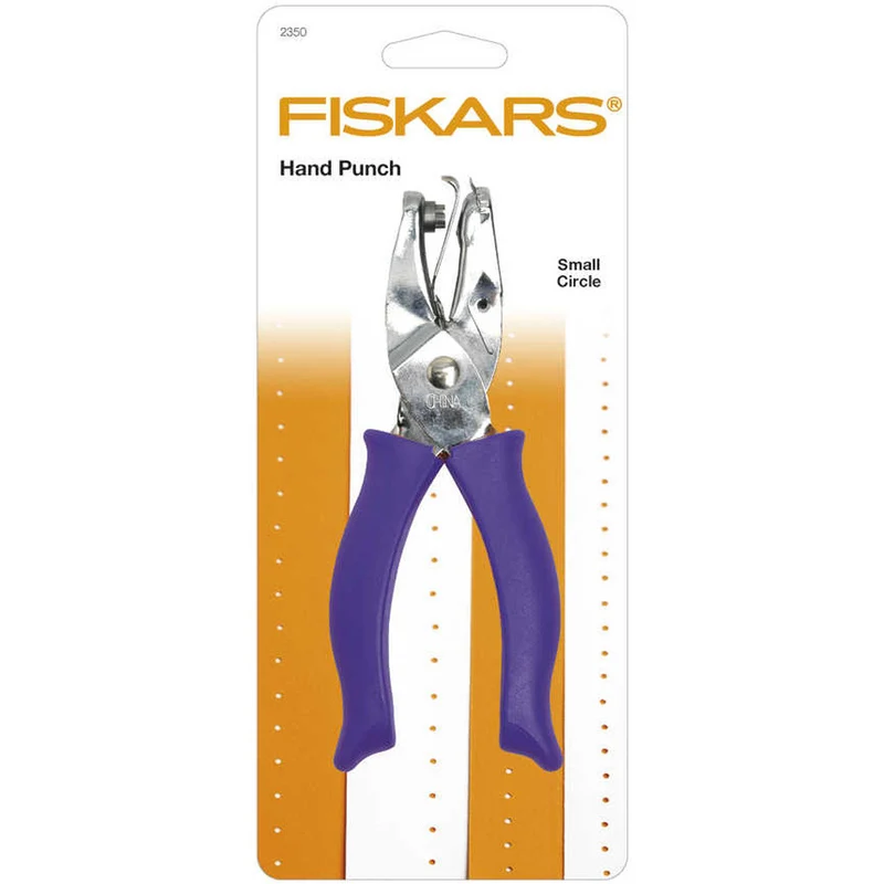 Fiskars Hand-Motivstanzer, Kleiner Kreis, Lochgröße 1,5 mm, 1 Stk [HOB-2350]