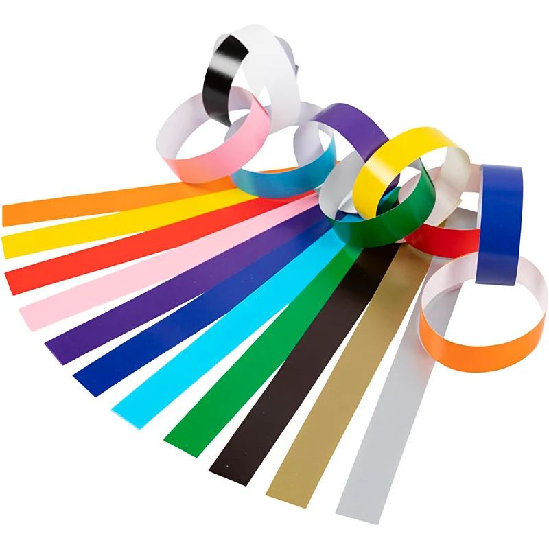 Papierketten, L 16 cm, B 15 mm, Sortierte Farben, 2400 Stk/ 1 Pck [HOB-20785]