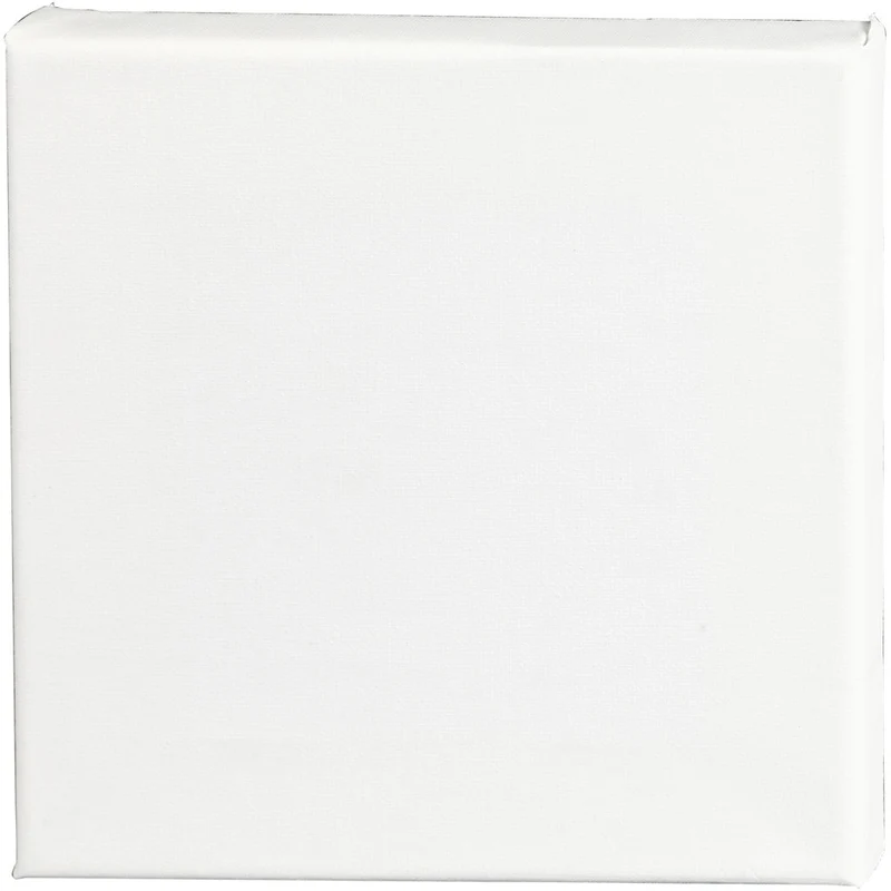 Leinwand, T 1,6 cm, Größe 20x20 cm, 280 g, Weiß, 80 Stk/ 1 Pck [HOB-25745]
