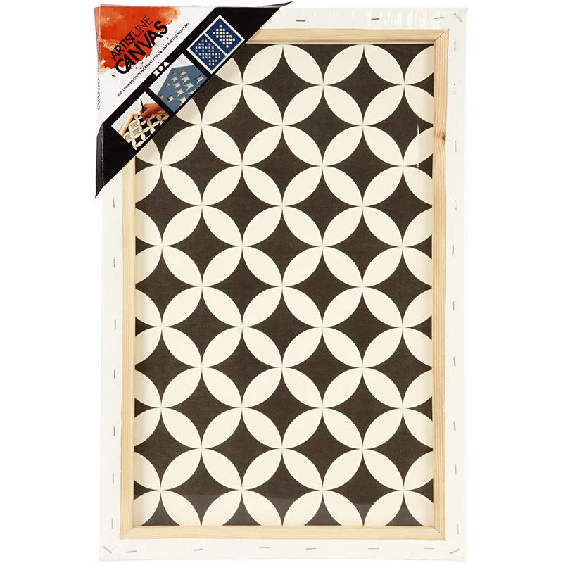 Leinwand, T 1,7 cm, Größe 40x60 cm, 360 g, Weiß, 1 Stk [HOB-25731]
