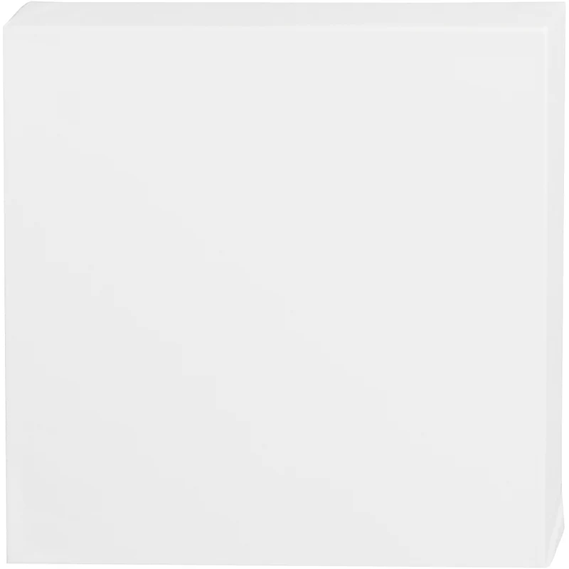 Leinwand, T 3,7 cm, Größe 30x30 cm, 360 g, Weiß, 1 Stk [HOB-257250]
