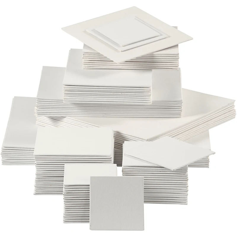 Leinwandplatte, 280 g, Weiß, 108 Stk/ 1 Pck [HOB-22520]