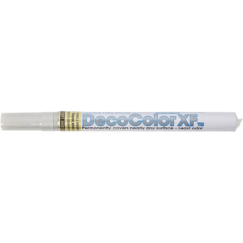 Permanent-Marker, Strichstärke 0,8 mm, Silber, 1 Stk [HOB-25032]
