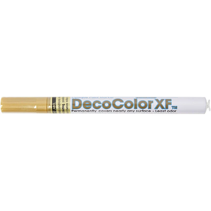 Permanent-Marker, Strichstärke 0,8 mm, Gold, 1 Stk [HOB-25030]