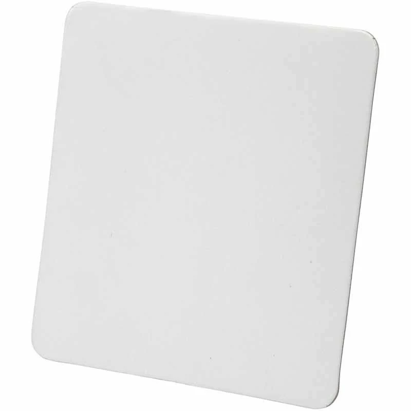 Dekoplatte, Größe 17x19 cm, Dicke 2 mm, Weiß, 5 Stk/ 1 Pck [HOB-23349]