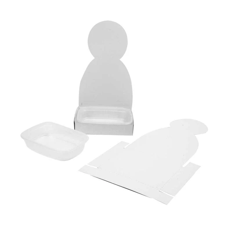 Kressehaus - Set, Körper, H 20 cm, Weiß, 6 Set/ 1 Pck [HOB-233441]