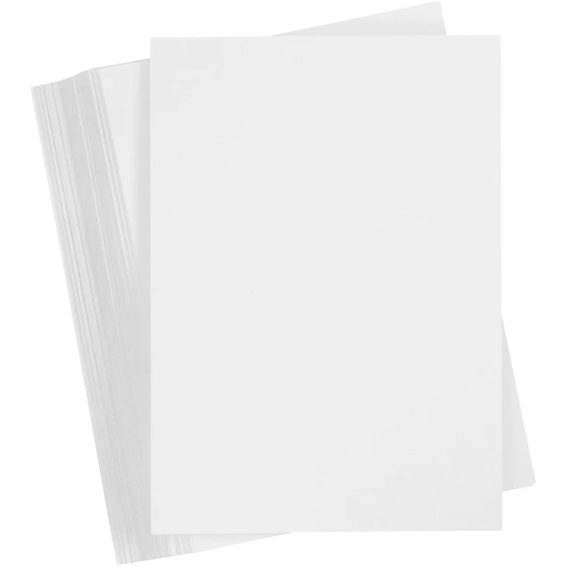 Karton, farbig, A5, Blatt 148x210 mm, 180 g, Weiß, 200 Bl./ 1 Pck [HOB-21411]