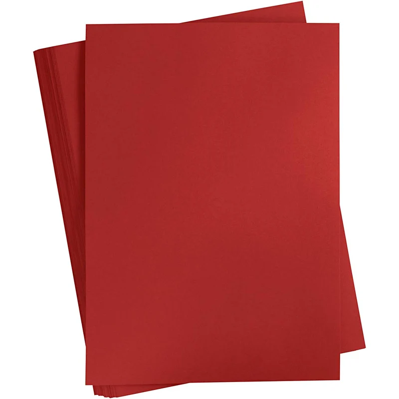 Karton, farbig, A2, Blatt 420x594 mm, 180 g, Dunkelrot, 100 Bl./ 1 Pck [HOB-21329]
