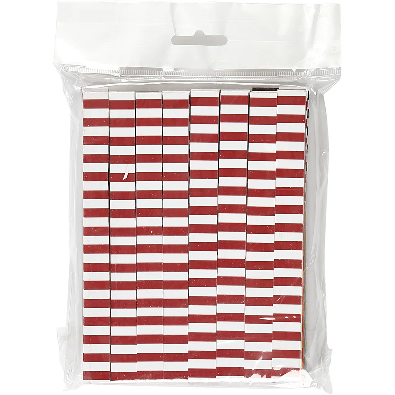 Papierketten, mit Muster, L 16 cm, B 15 mm, 2400 Stk/ 1 Pck [HOB-20783]