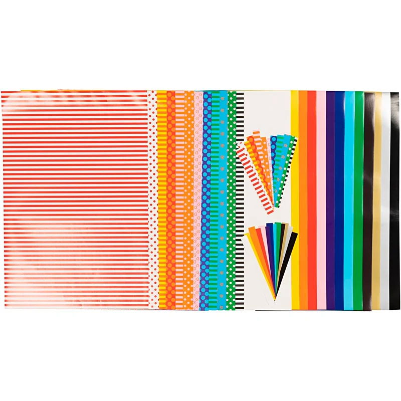 Glanzpapier, Blatt 32x40 cm, 80 g, 1 Set [HOB-20779]