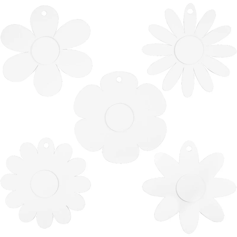 Blumen, D 20 cm, 400 g, Weiß, 5x3 Stk/ 1 Pck [HOB-233130]