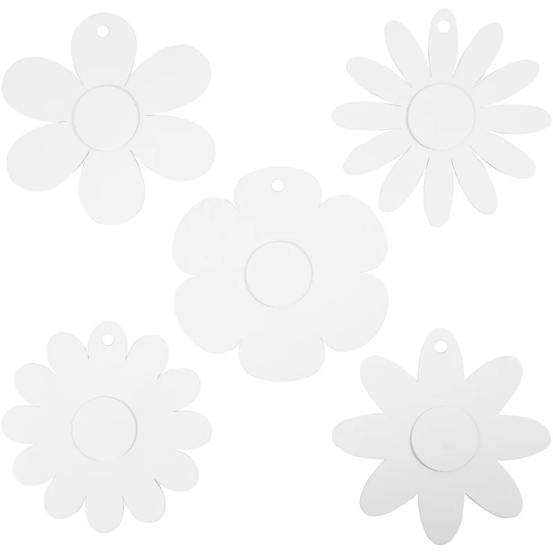 Blumen, D 20 cm, 400 g, Weiß, 5x20 Stk/ 1 Pck [HOB-23313]
