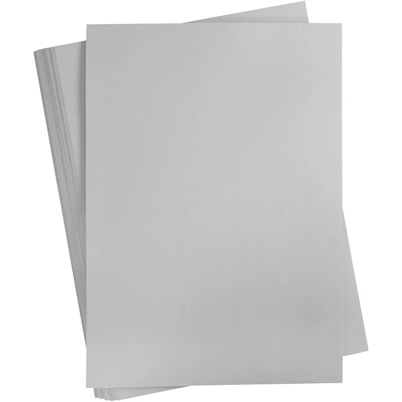 Karton, farbig, A2, Blatt 420x594 mm, 180 g, Grau, 100 Bl./ 1 Pck [HOB-21326]