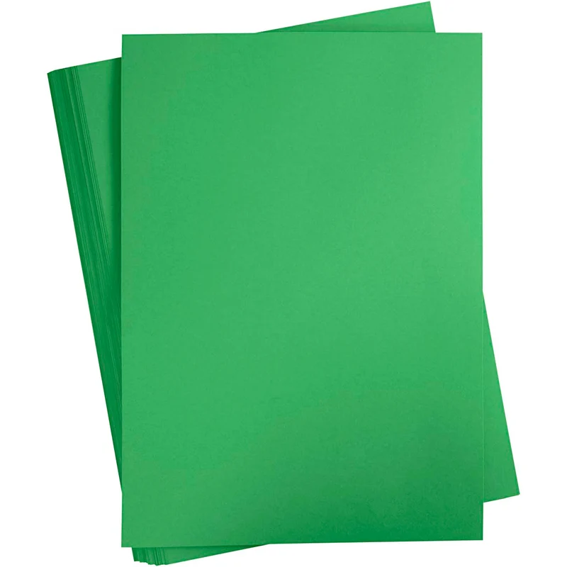 Karton, farbig, A2, Blatt 420x594 mm, 180 g, Grasgrün, 100 Bl./ 1 Pck [HOB-21323]