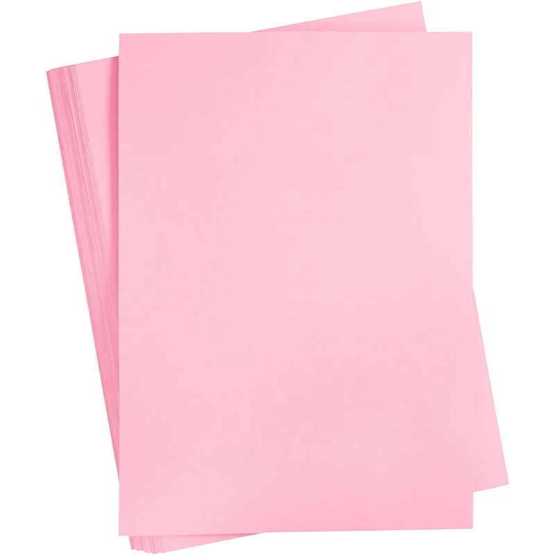 Karton, farbig, A2, Blatt 420x594 mm, 180 g, Hellpink, 100 Bl./ 1 Pck [HOB-21316]