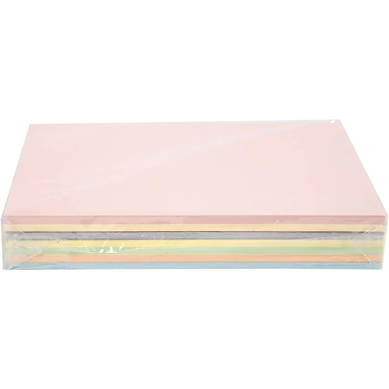 Pastellkarton, A4, Blatt 210x297 mm, 160 g, Pastellfarben, 210 Bl. sort./ 1 Pck [HOB-20550]