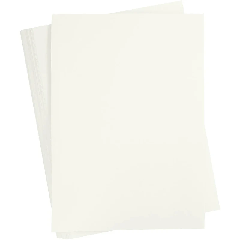 Karton, farbig, A2, Blatt 420x594 mm, 180 g, Naturweiß, 100 Bl./ 1 Pck [HOB-213036]