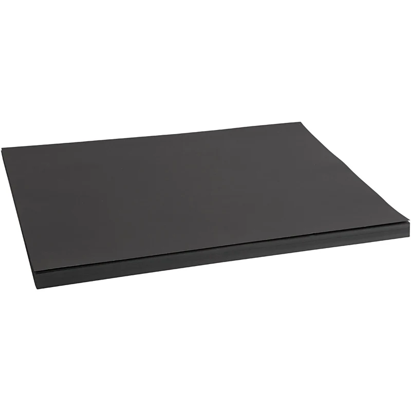 Karton, einfärbig, A2, Blatt 420x594 mm, 200 g, Schwarz, 100 Bl./ 1 Pck [HOB-21653]