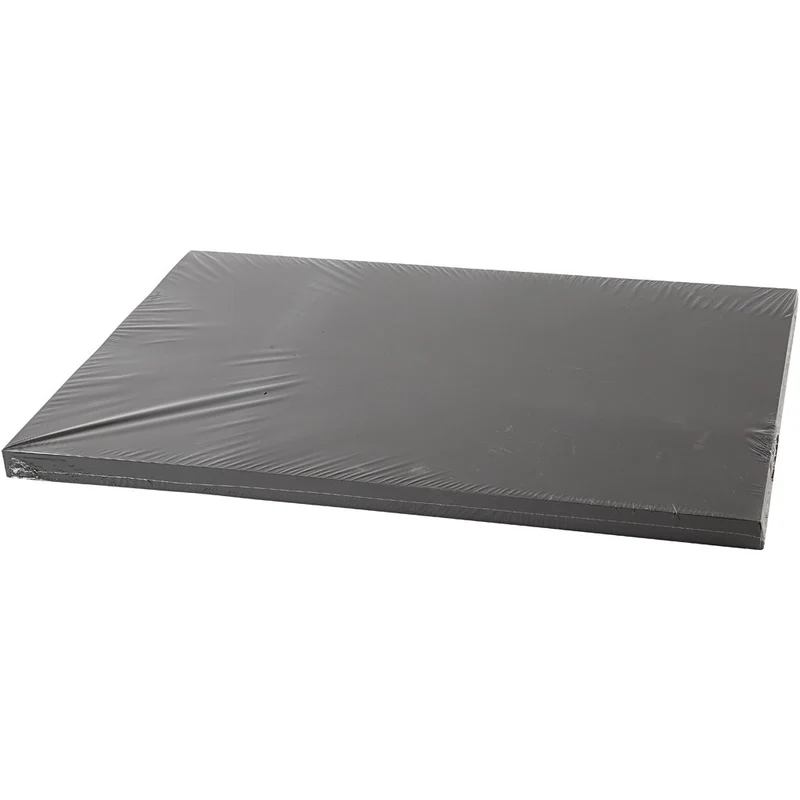 Karton, einfärbig, A2, Blatt 420x594 mm, 200 g, Schwarz, 100 Bl./ 1 Pck [HOB-21653]