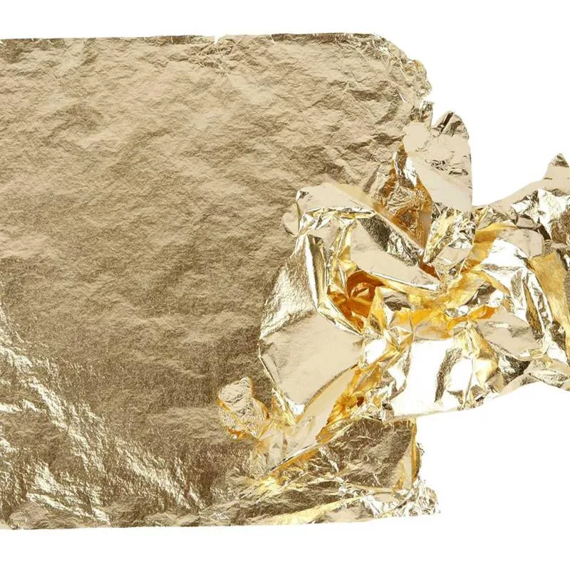 Blattmetall, Blatt 16x16 cm, Gold, 0,625 m2, 25 Bl./ 1 Pck [HOB-20481]