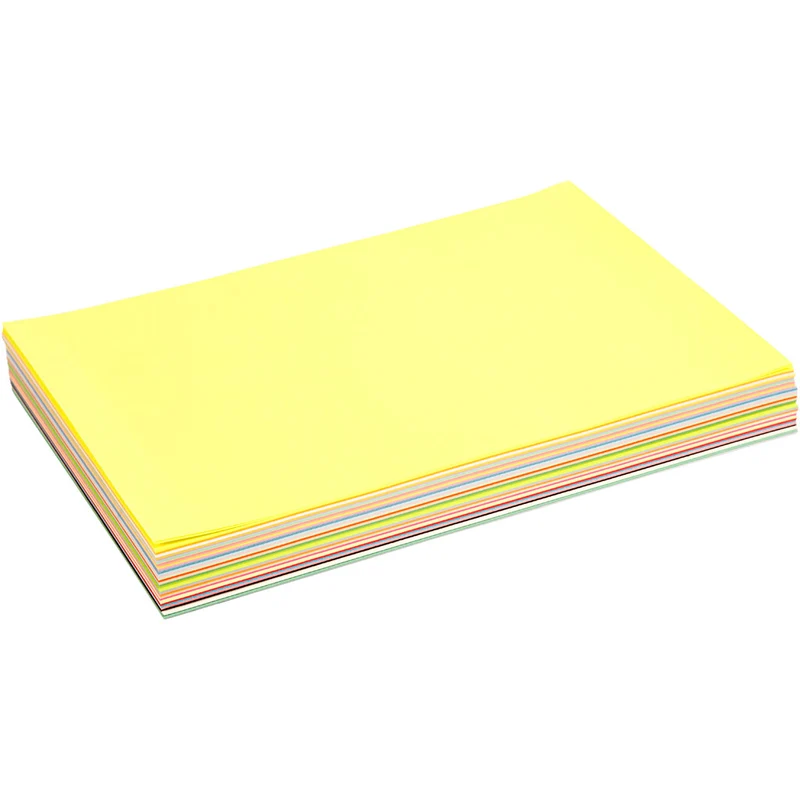 Farbiges Papier, A4, Blatt 210x297 mm, 80 g, Sortierte Farben, 280 Bl. sort./ 1 Pck [HOB-20400]