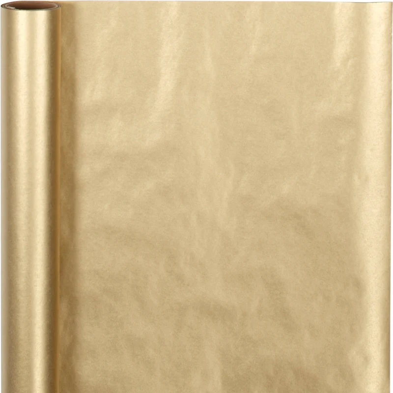 Geschenkpapier , B 50 cm, 60 g, Gold, 5 m/ 1 Rolle [HOB-20266]