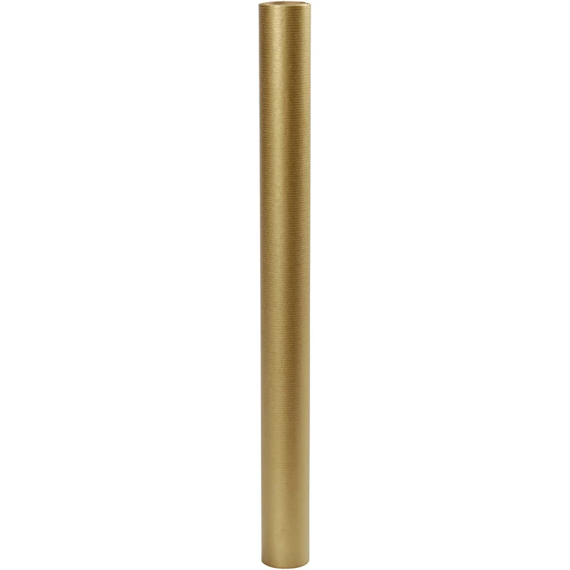 Geschenkpapier , B 50 cm, 60 g, Gold, 5 m/ 1 Rolle [HOB-20266]