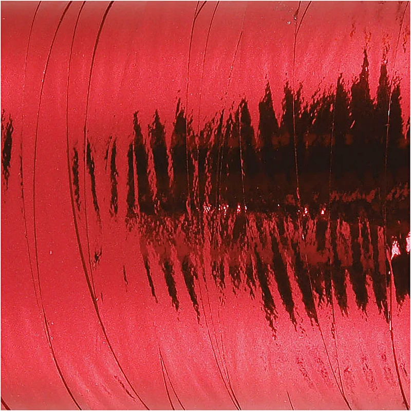 Kräuselband, B 10 mm, Glänzend, Metallic-Rot, 250 m/ 1 Rolle [HOB-20223]