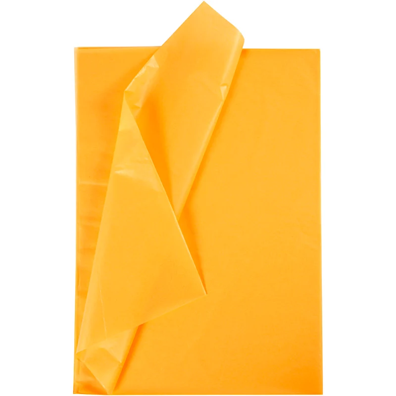 Seidenpapier, 50x70 cm, 17 g, Gelb, 10Bl./ 1 Pck [HOB-200900]