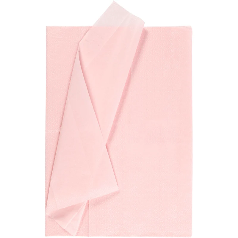 Seidenpapier, mit Punkten, 50x70 cm, 14 g, Rosa, 6Bl./ 1 Pck [HOB-200896]