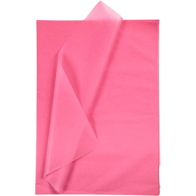 Seidenpapier, Blatt 50x70 cm, 17 g, Pink, 10 Bl./ 1 Pck [HOB-200882]