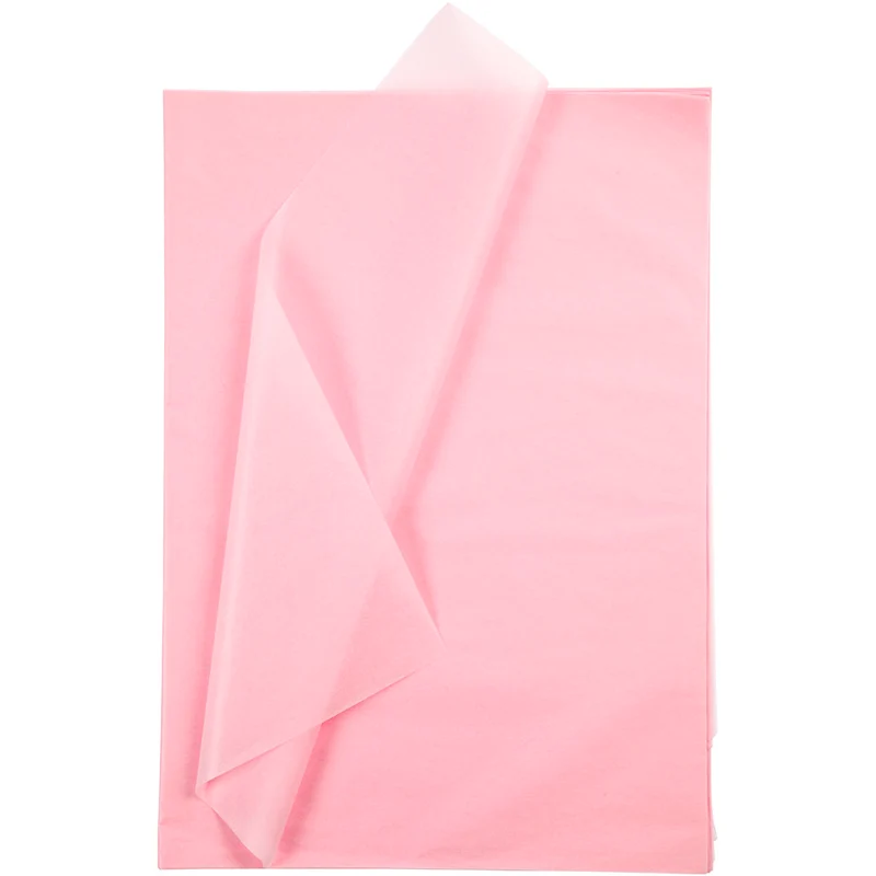 Seidenpapier, Blatt 50x70 cm, 17 g, Hellrosa, 10 Bl./ 1 Pck [HOB-200880]