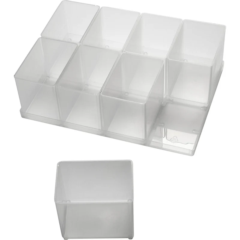 Einsetz-Box, Nr. BA8-1, H 80 mm, Größe 79x55 mm, 8 Stk/ 1 Pck [HOB-13415]