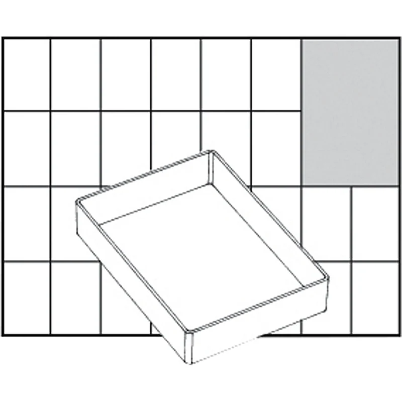 Einsetz-Box, Nr. A71 Low, H 24 mm, Größe 109x79 mm, 1 Stk [HOB-13346]