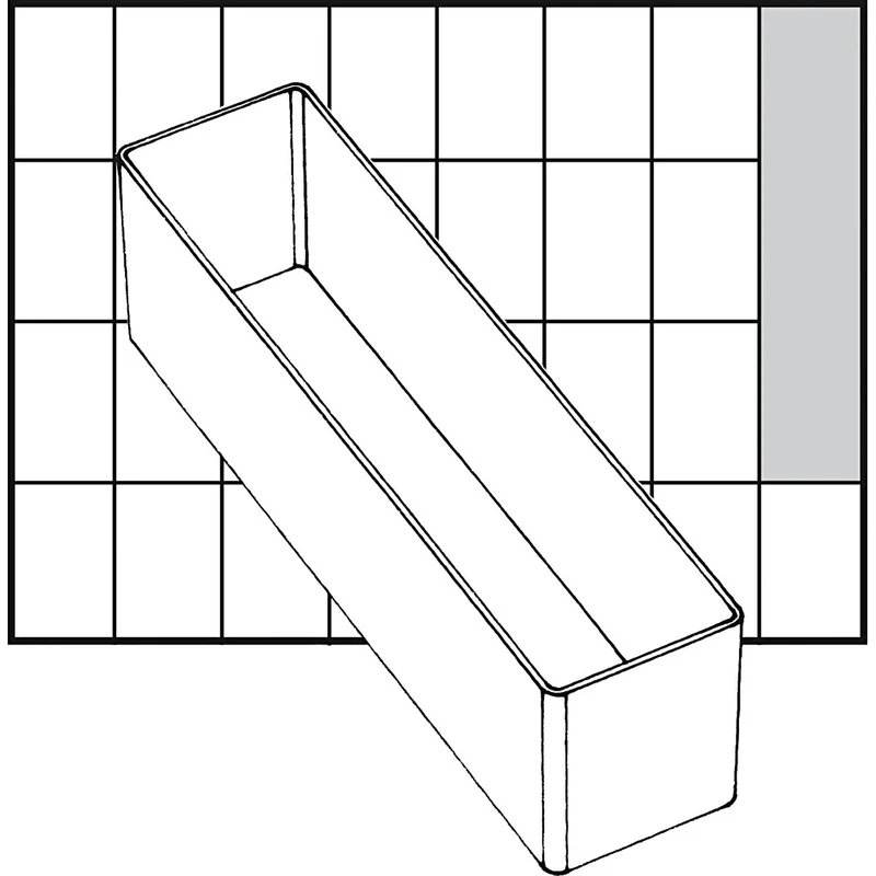 Einsetz-Box, Nr. A9-4, H 47 mm, Größe 218x39 mm, 1 Stk [HOB-13334]