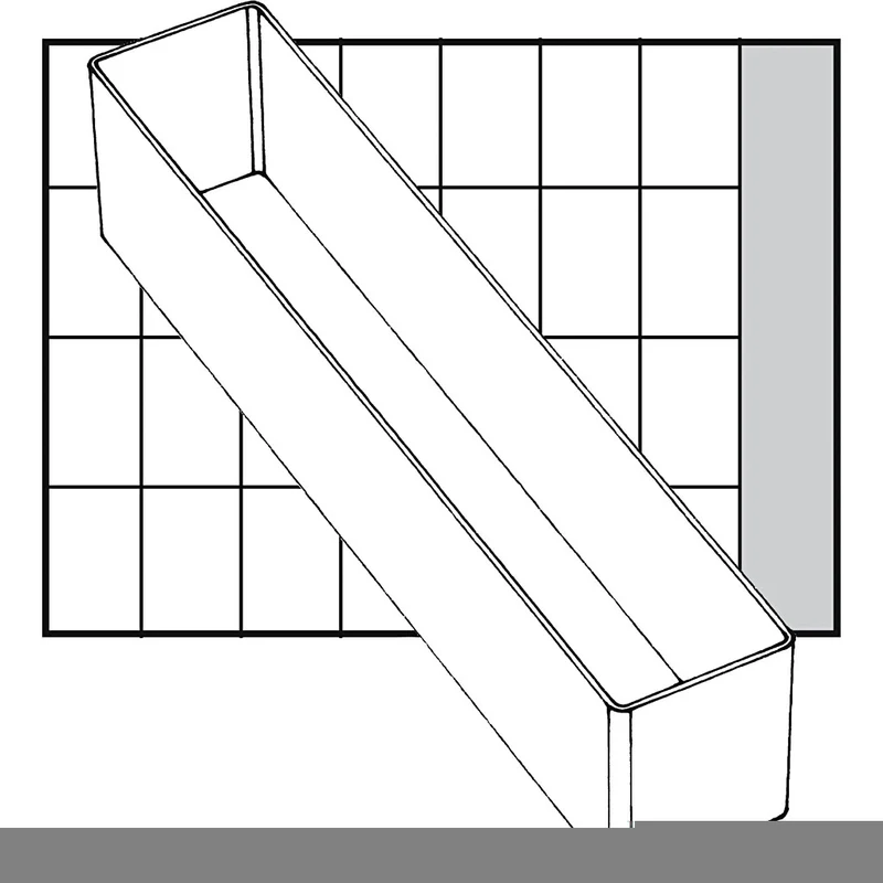 Einsetz-Box, Nr. A9-3, H 47 mm, Größe 163x39 mm, 1 Stk [HOB-13332]