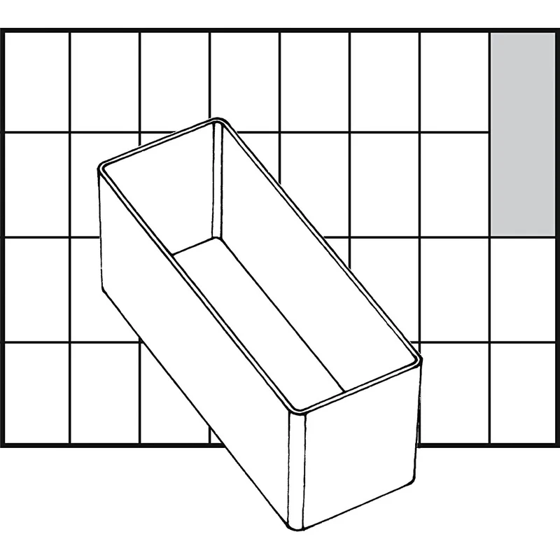 Einsetz-Box, Nr. A9-2, H 47 mm, Größe 109x39 mm, 1 Stk [HOB-13330]