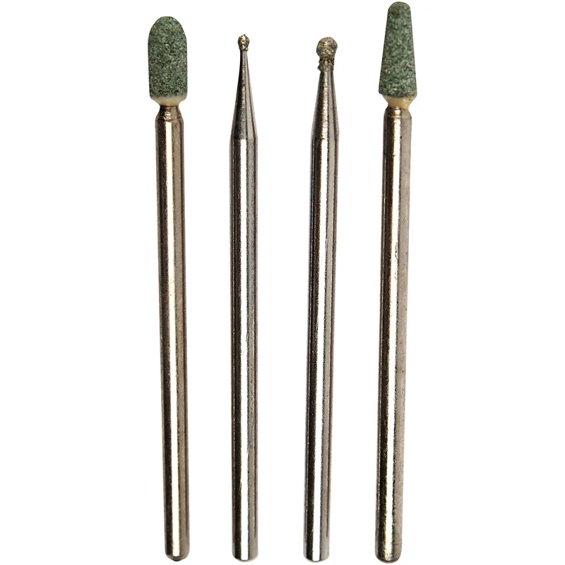 Diamantschleifstift-Set, Größe 1,0-5 mm, 4 Stk/ 1 Set [HOB-15128]
