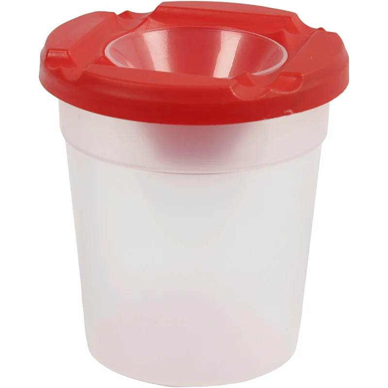 Auslaufsicherer Pinselbecher, H 8,5 cm, D 8 cm, 250 ml, 1 Stk [HOB-131760]