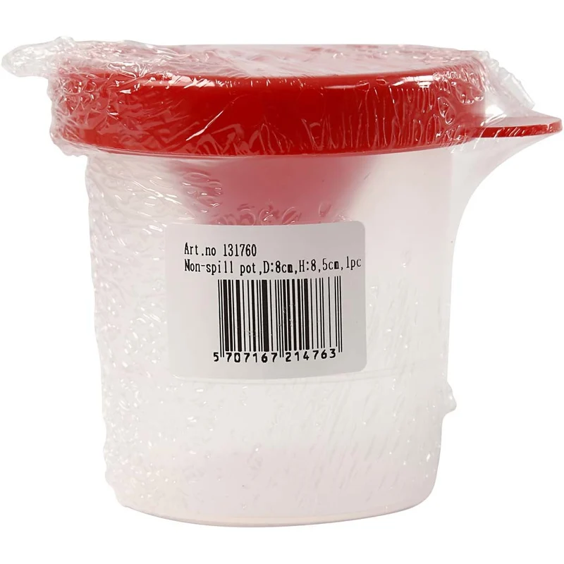 Auslaufsicherer Pinselbecher, H 8,5 cm, D 8 cm, 250 ml, 1 Stk [HOB-131760]