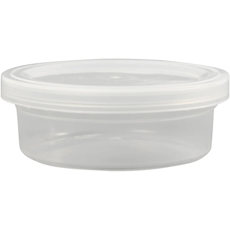Plastikdose mit Deckel, H 24 mm, D 68 mm, 45 ml, 20 Stk/ 1 Pck [HOB-13171]
