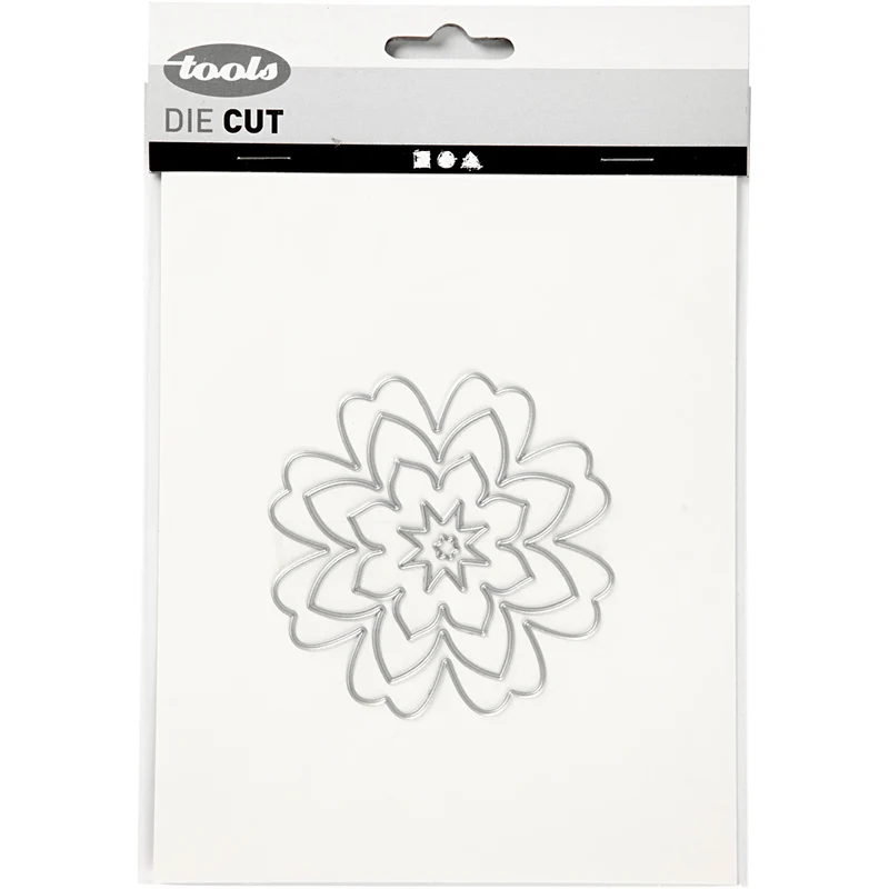Stanzschablone, Blüten, D 0,5-8 cm, 1 Stk [HOB-11781]